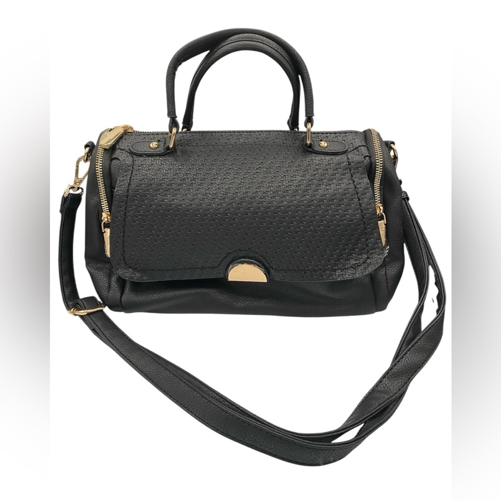 NEW GUSSACI Vegan Black Handbag